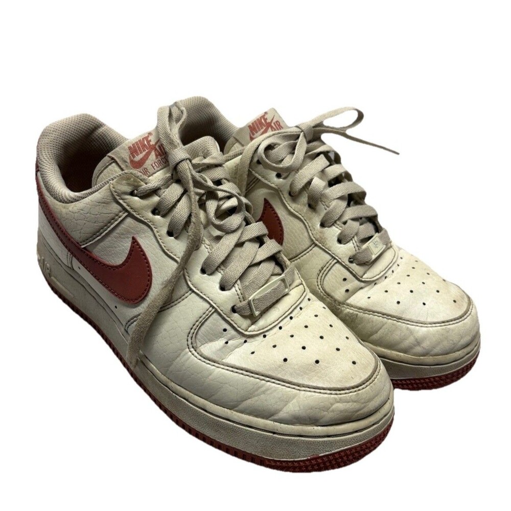 Nike Air Force 1 Women’s 8 White Rugged Orange DC9486-105